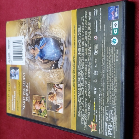 Disney Cinderella Live Action DVD movie - Picture 2 of 3